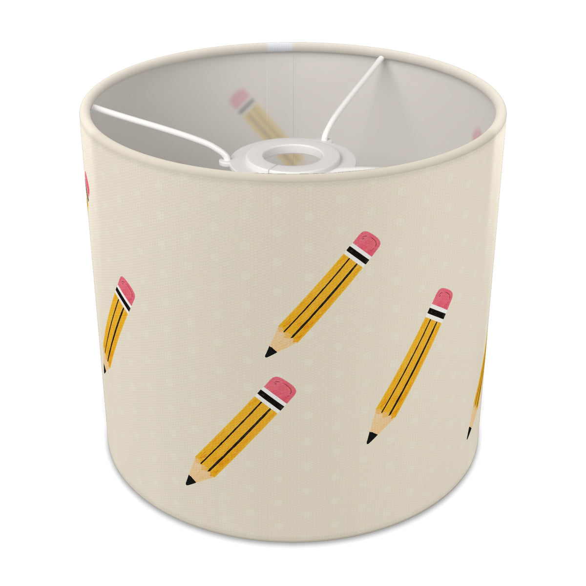 Cream School lampshade - 20cm x 18.5cm Ceiling - main photo