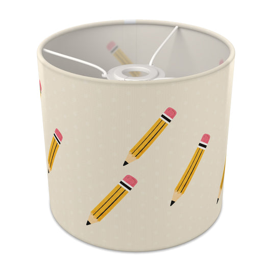 Cream School lampshade - 20cm x 18.5cm Ceiling - main photo
