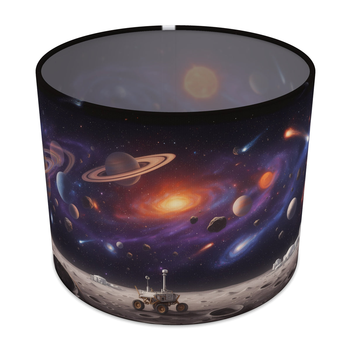 Planet Hop Space Adventure lampshade - 25cm x 20cm Table