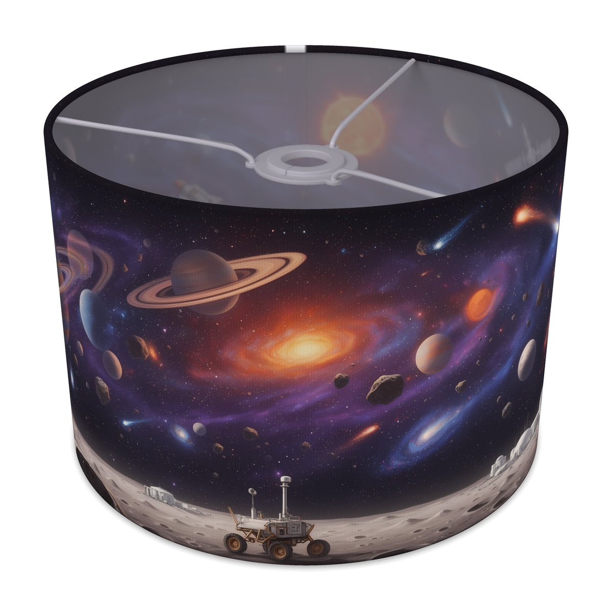 Planet Hop Space Adventure lampshade - 30cm x 21cm Ceiling