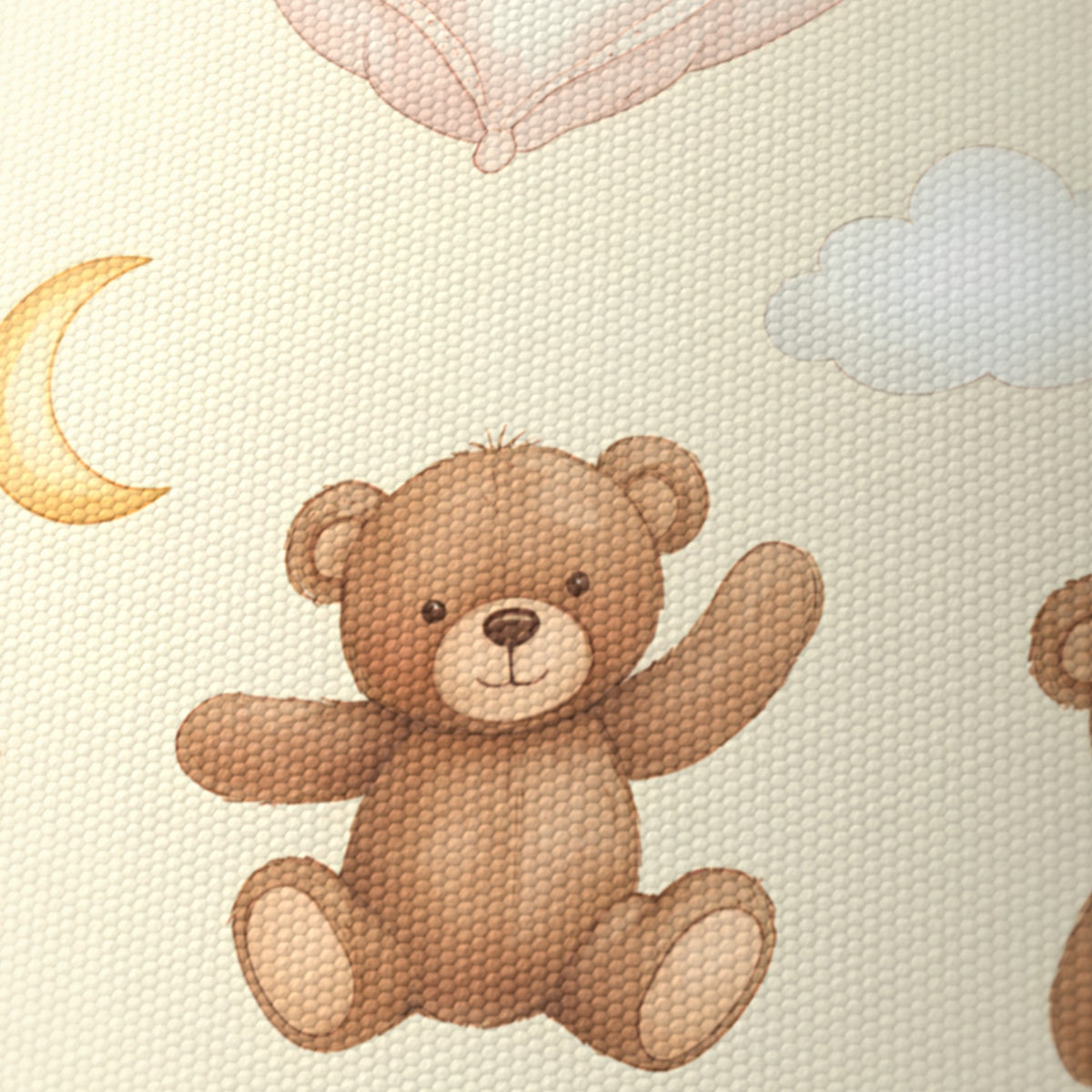 Cream Bear Hugs lampshade - 20cm x 18.5cm Ceiling - photo 6