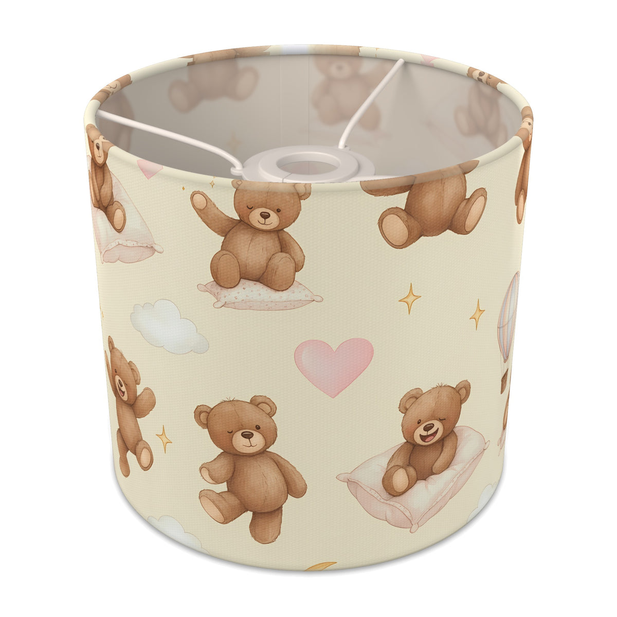 Cream Bear Hugs lampshade - 20cm x 18.5cm Ceiling - main photo
