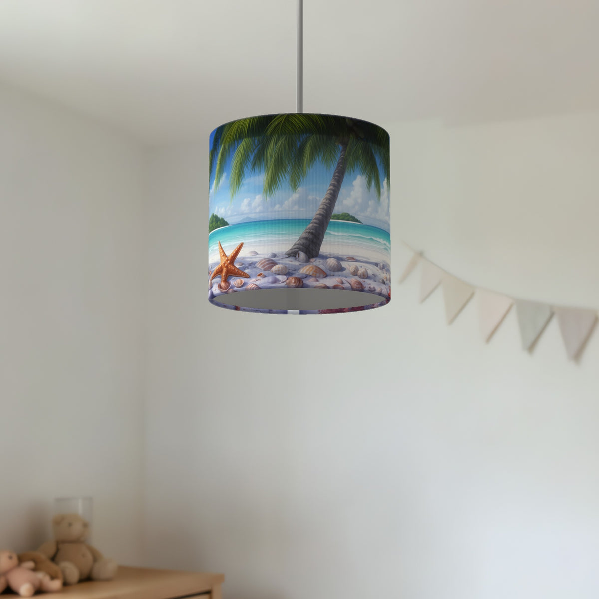 Tropical Island wraparound lampshade - Palm Beach - photo 4