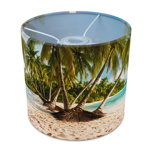 Tropical Island wraparound lampshade - Palm Beach - main photo