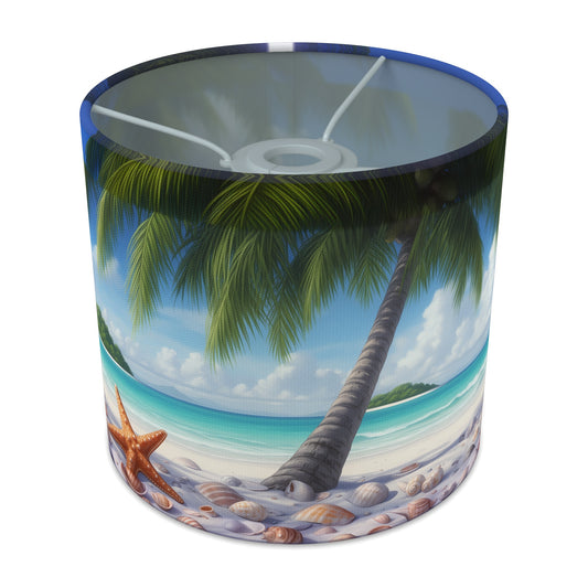 Tropical Island wraparound lampshade - Palm Beach - main photo