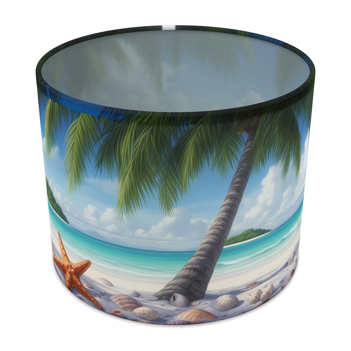 Palm Beach Tropical Island lampshade - 25cm x 20cm Table