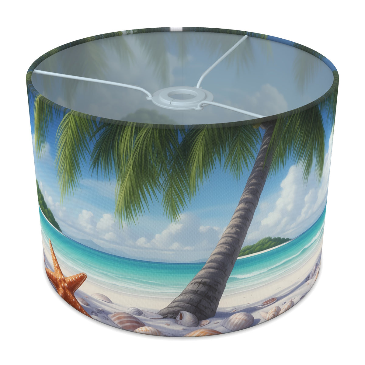 Palm Beach Tropical Island lampshade - 30cm x 21cm Ceiling