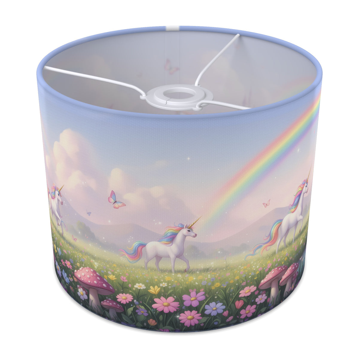 Rainbow Meadow Unicorn Land lampshade - 25cm x 20cm Ceiling