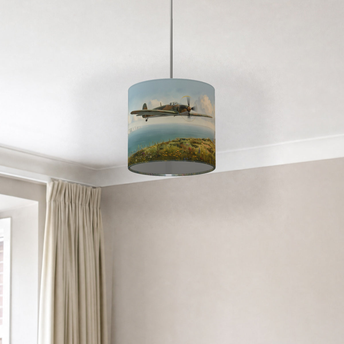 Spitfire Skies wraparound lampshade - Over the Cliffs - photo 4