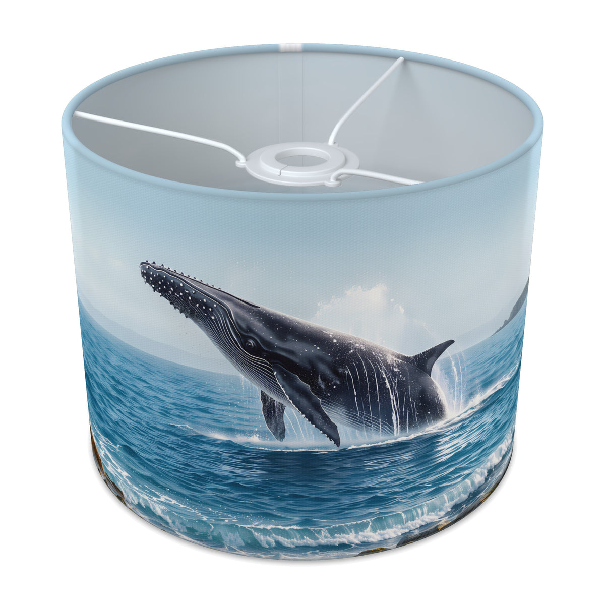 Whale Spout Whale Ocean lampshade - 25cm x 20cm Ceiling