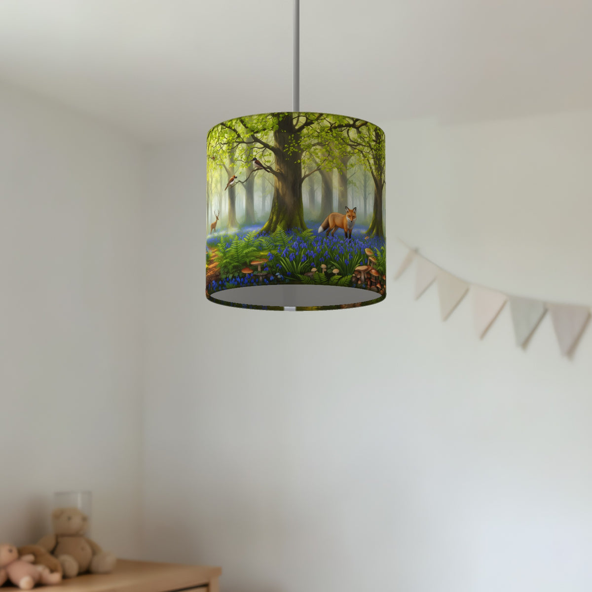 Woodland Walk wraparound lampshade - Spring Woods - photo 4