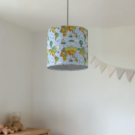 Sky World Explorer lampshade - 20cm x 18.5cm Ceiling - photo 2