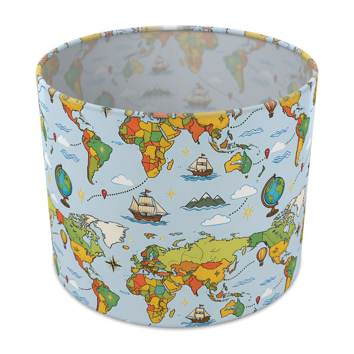 Sky World Explorer lampshade - 25cm x 20cm Table