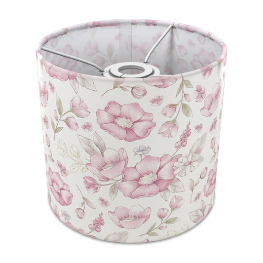 Pink Floral Design lampshade - 20cm Ceiling