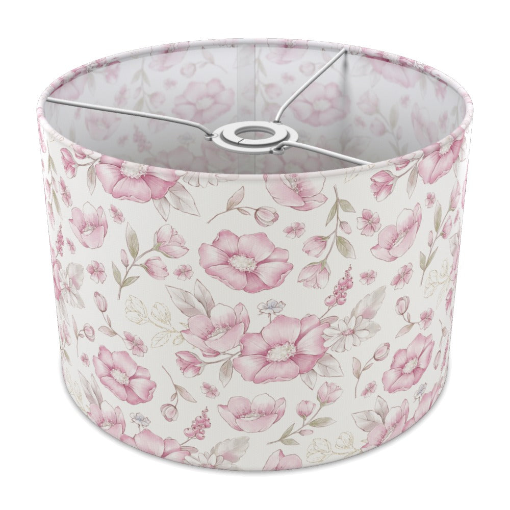 Pink Floral Design lampshade - 30cm Ceiling