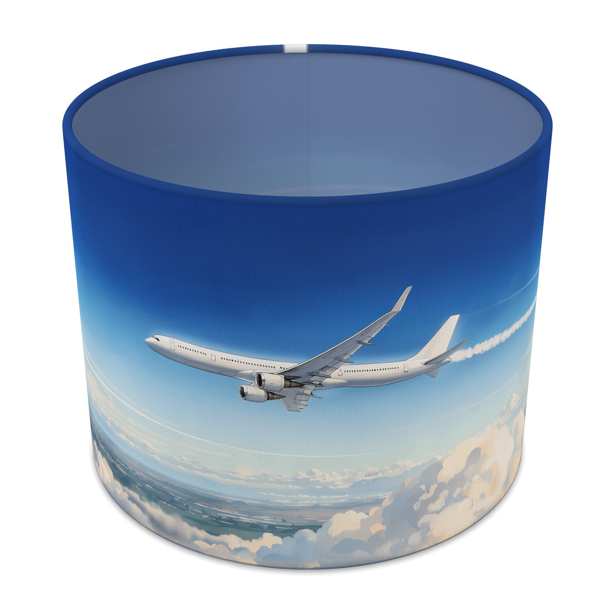 Jet Stream Sky Planes lampshade - 25cm x 20cm Table