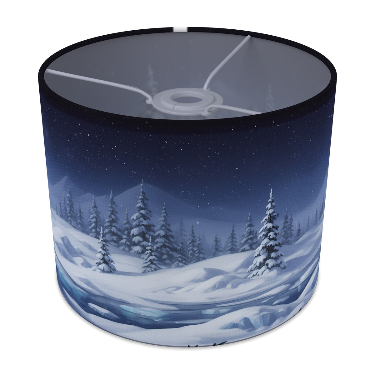 Starry Snow Arctic Panorama lampshade - 25cm x 20cm Ceiling