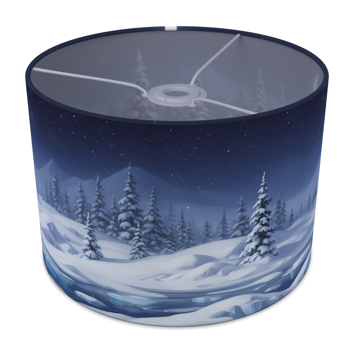 Starry Snow Arctic Panorama lampshade - 30cm x 21cm Ceiling