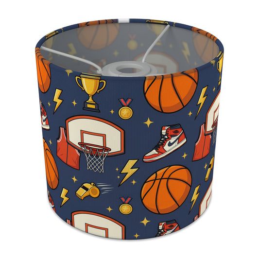 Navy Basketball Kids lampshade - 20cm x 18.5cm Ceiling - main photo