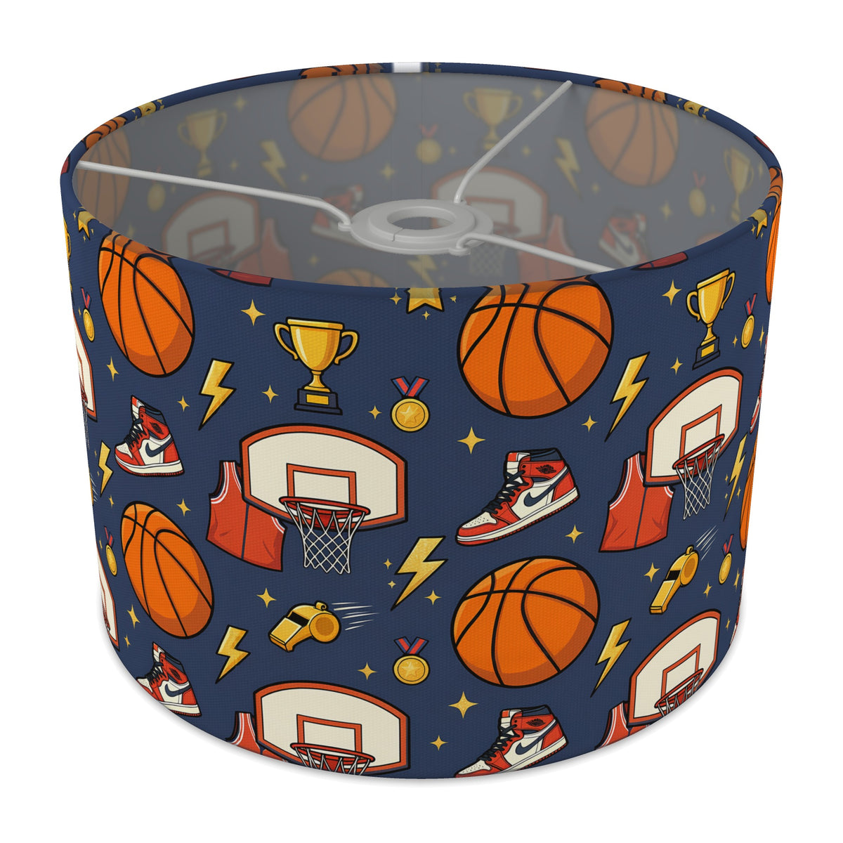 Navy Basketball Kids lampshade - 30cm x 21cm Ceiling