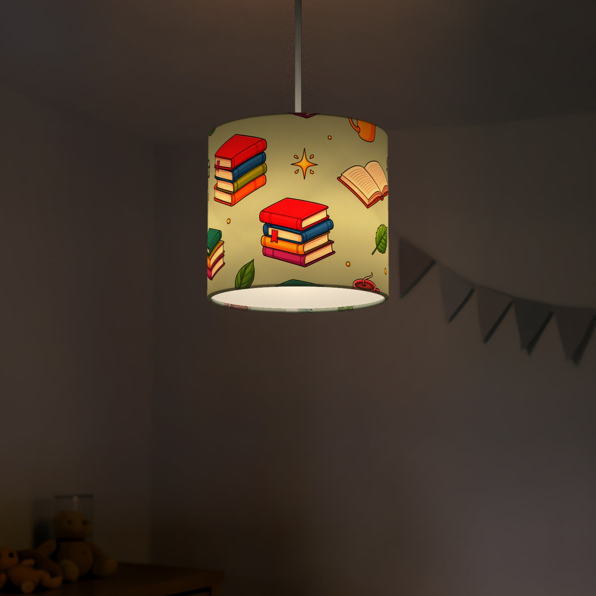 Sage Reading Nook lampshade - 20cm x 18.5cm Ceiling - photo 5