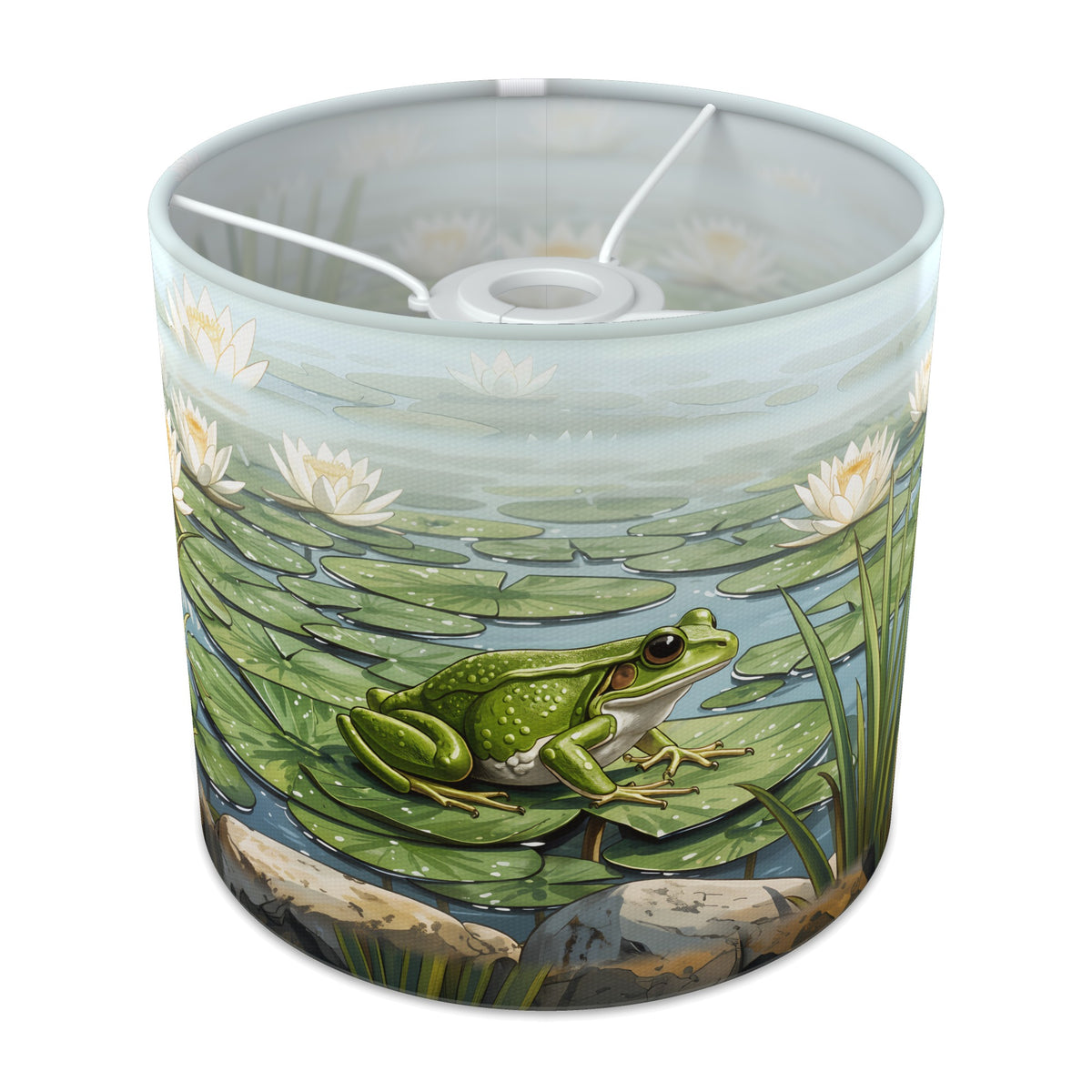 Bug Garden wraparound lampshade - Pond Life