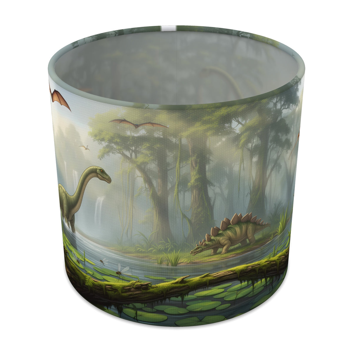 Jurassic Swamp Dinosaur World lampshade - 20cm x 18.5cm Table