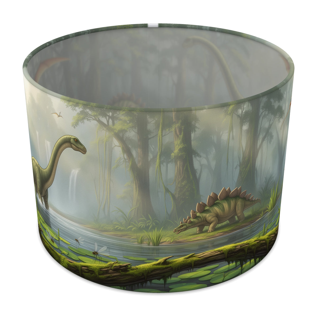 Jurassic Swamp Dinosaur World lampshade - 30cm x 21cm Table