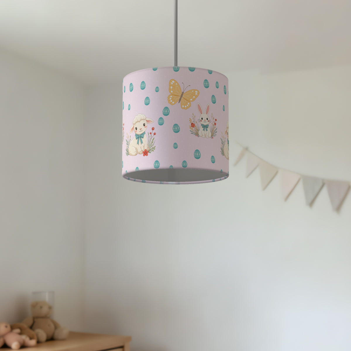 Blush Easter lampshade - 20cm x 18.5cm Ceiling - photo 2