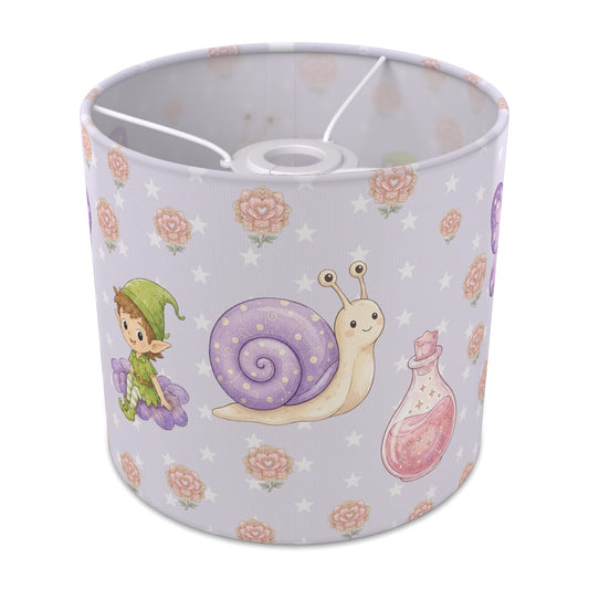 Lilac Fairy Garden lampshade - 20cm x 18.5cm Ceiling - main photo
