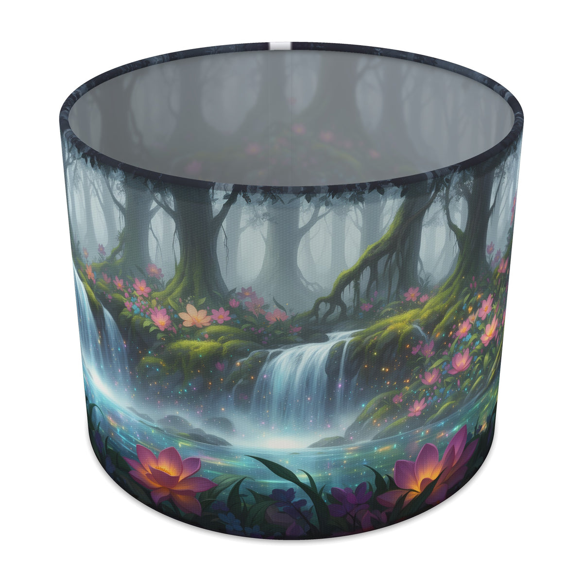 Secret Waterfall Fairytale Forest lampshade - 25cm x 20cm Table