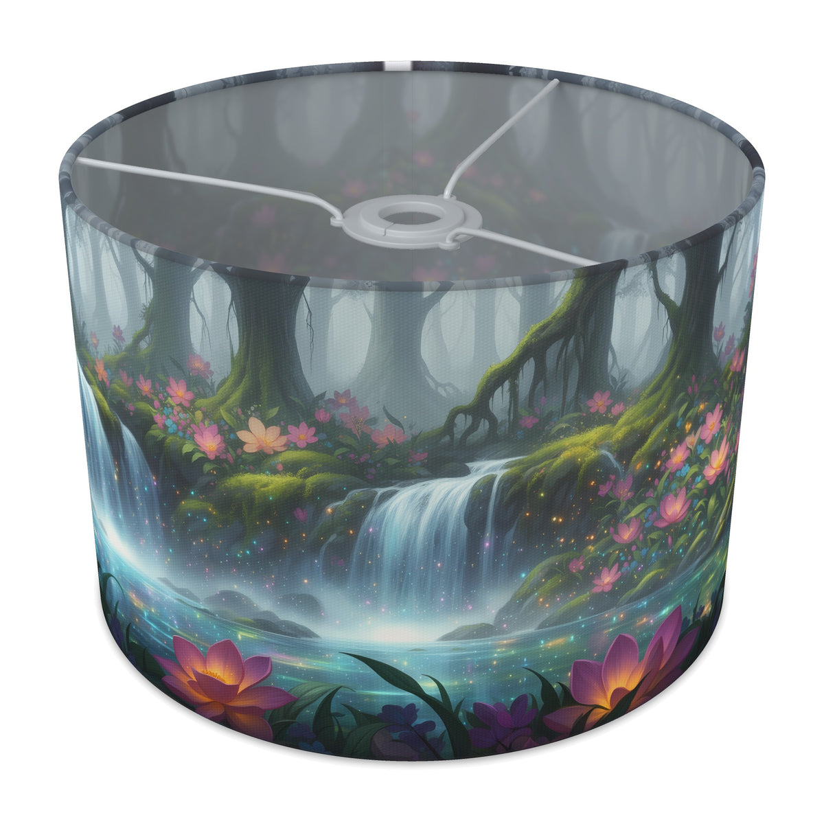 Secret Waterfall Fairytale Forest lampshade - 30cm x 21cm Ceiling
