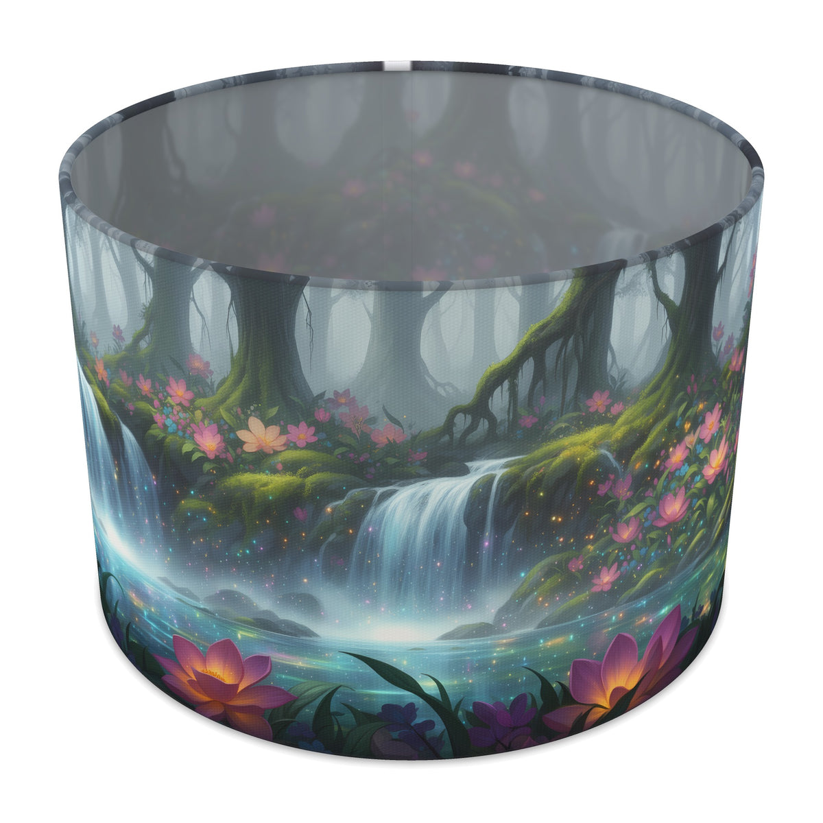 Secret Waterfall Fairytale Forest lampshade - 30cm x 21cm Table