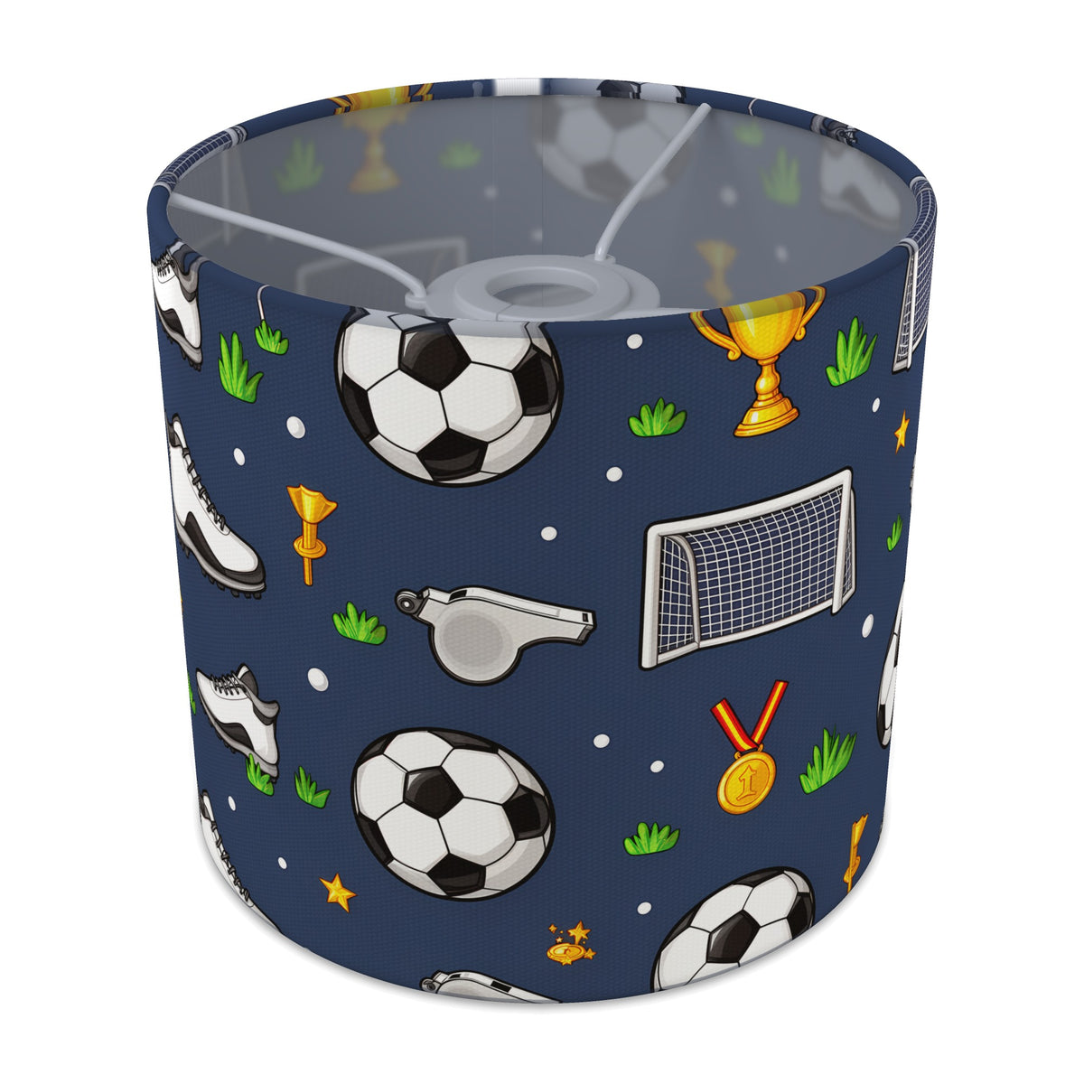 Navy Kick Off lampshade - 20cm x 18.5cm Ceiling - main photo