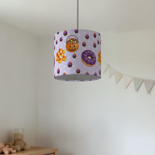 Lilac Halloween Food lampshade - 20cm x 18.5cm Ceiling - photo 2