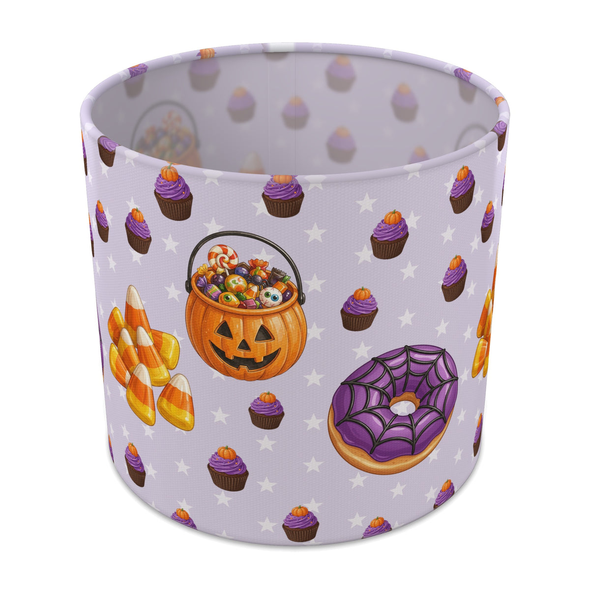 Lilac Halloween Food lampshade - 20cm x 18.5cm Table