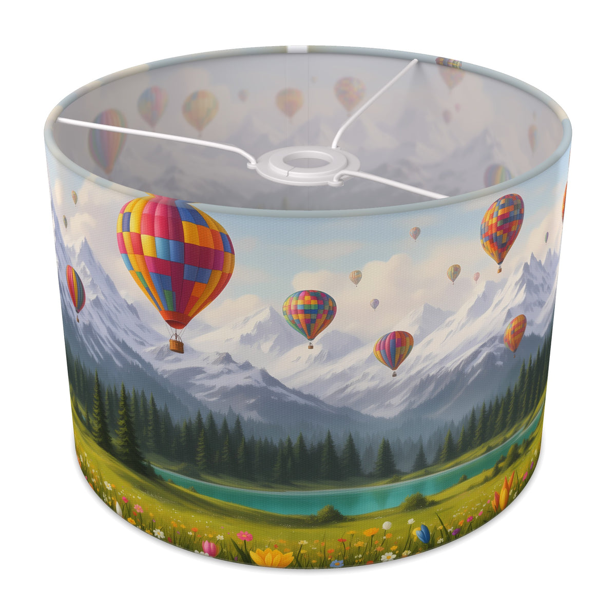 Mountain Flight Balloon Skies lampshade - 30cm x 21cm Ceiling