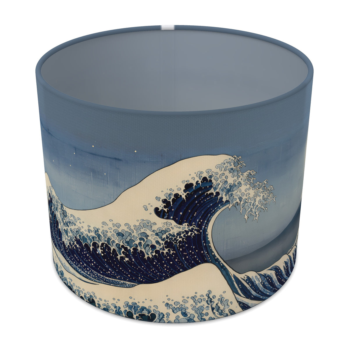 Moonlit Wave Great Wave lampshade - 25cm x 20cm Table