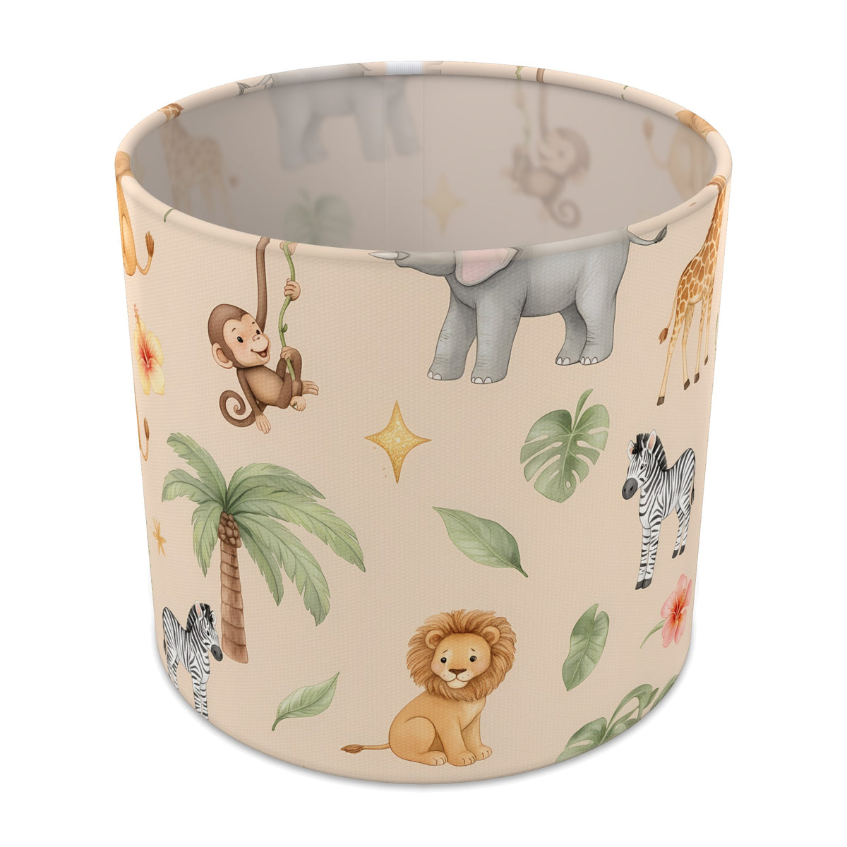 Sand Jungle Pals lampshade - 20cm x 18.5cm Table