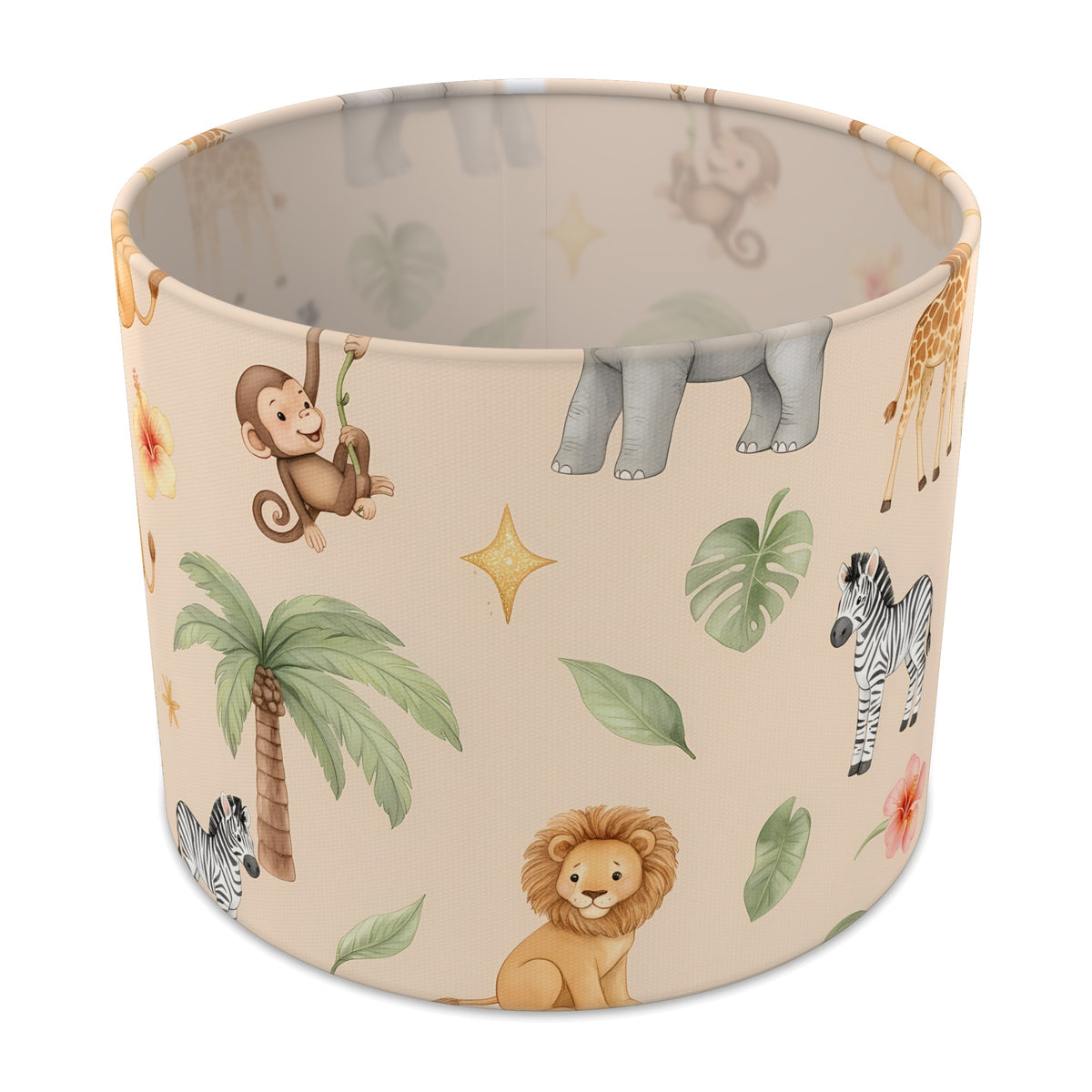 Sand Jungle Pals lampshade - 25cm x 20cm Table