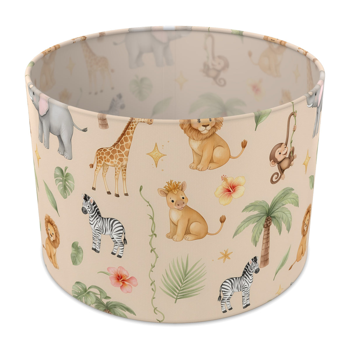 Sand Jungle Pals lampshade - 30cm x 21cm Table