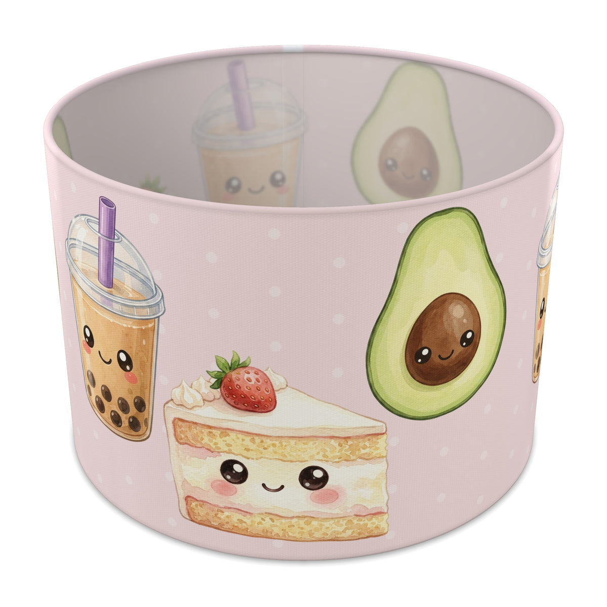 Blush Kawaii Food lampshade - 30cm x 21cm Table