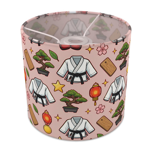 Red Little Dojo lampshade - 20cm x 18.5cm Ceiling - main photo