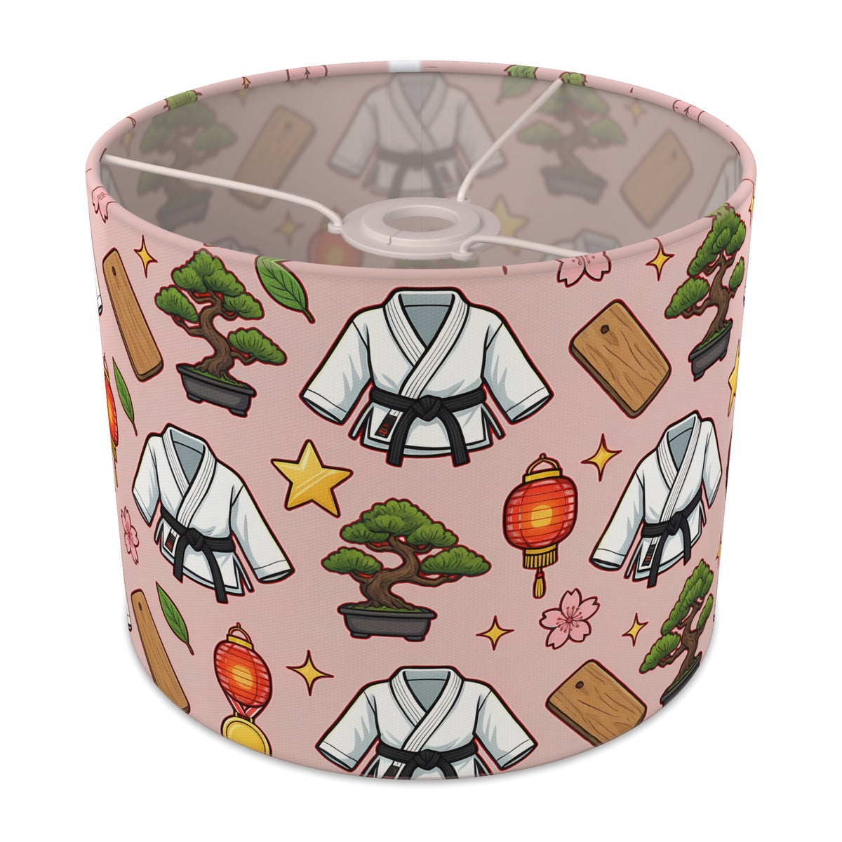 Red Little Dojo lampshade - 25cm x 20cm Ceiling