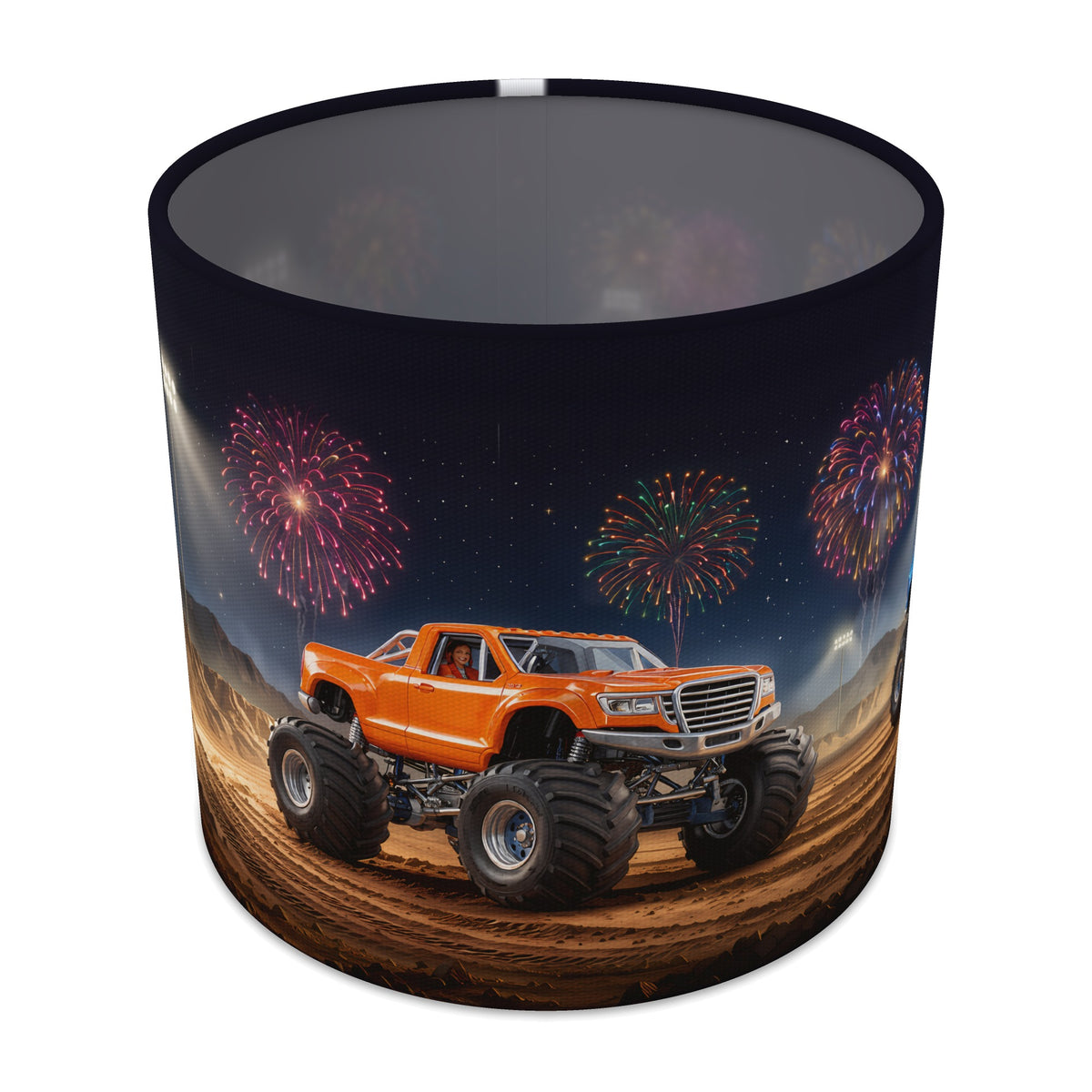 Night Show Monster Trucks lampshade - 20cm x 18.5cm Table