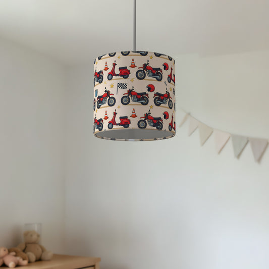 Sand Motorbike Mania lampshade - 20cm x 18.5cm Ceiling - photo 2