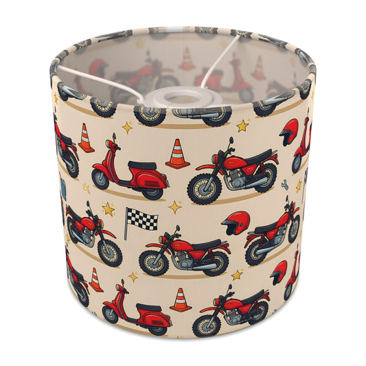 Sand Motorbike Mania lampshade - 20cm x 18.5cm Ceiling - main photo