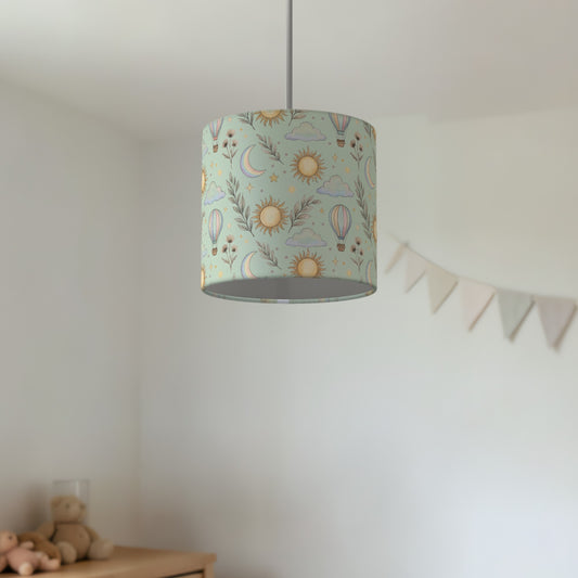 Sage Little Boho lampshade - 20cm x 18.5cm Ceiling - photo 2