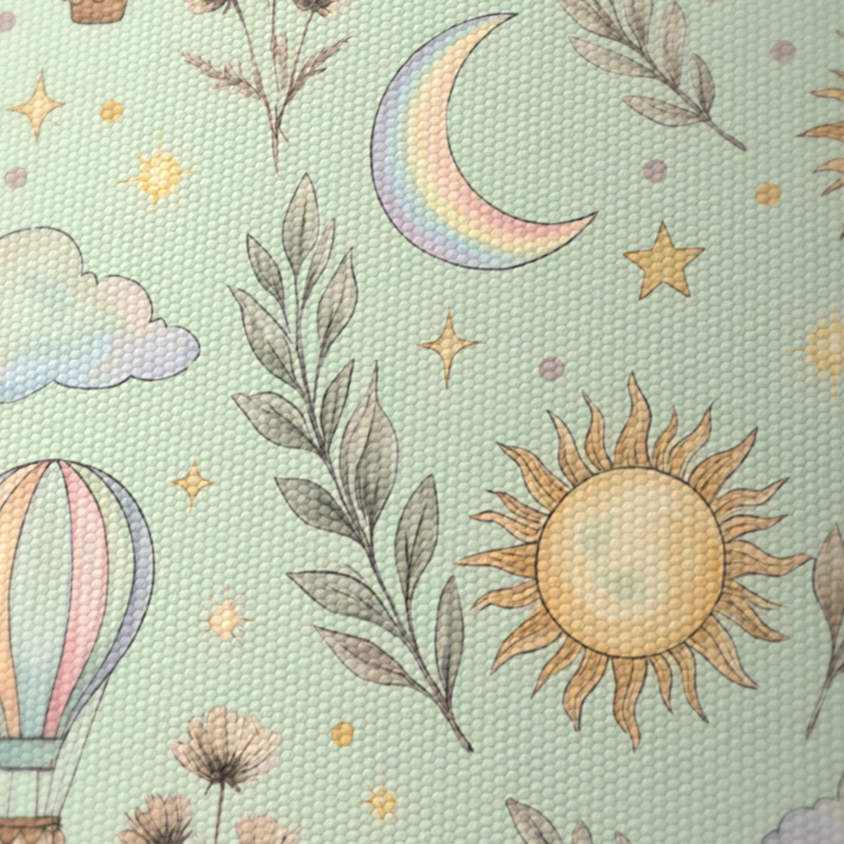 Sage Little Boho lampshade - 20cm x 18.5cm Ceiling - photo 6