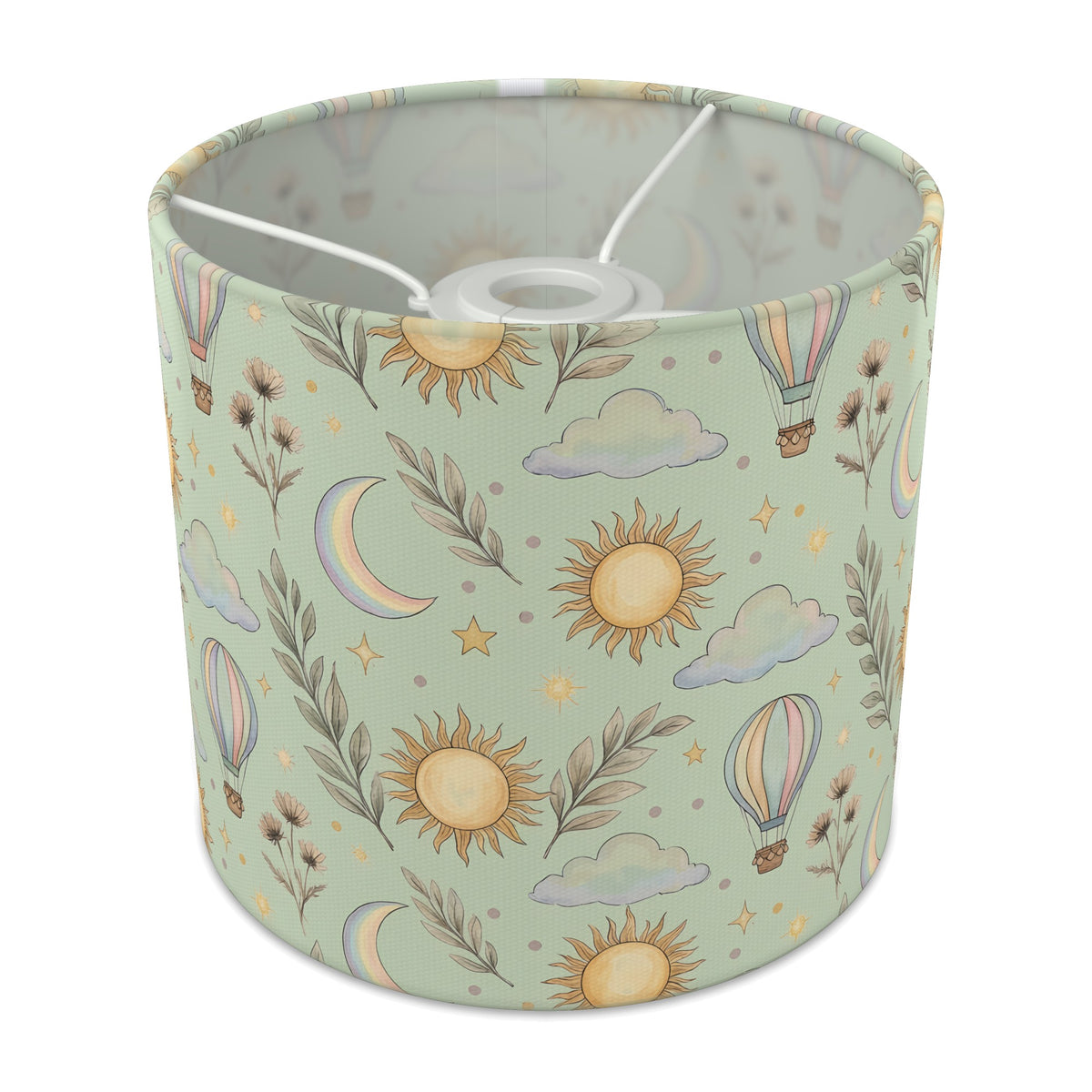 Sage Little Boho lampshade - 20cm x 18.5cm Ceiling - main photo